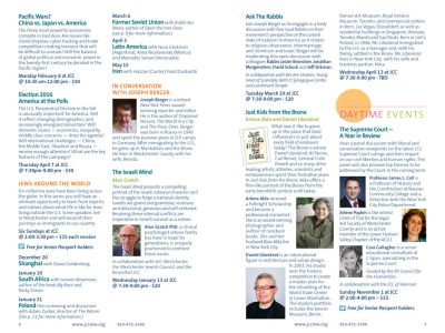 JCC Mid-Westchester Arts & Talks Program