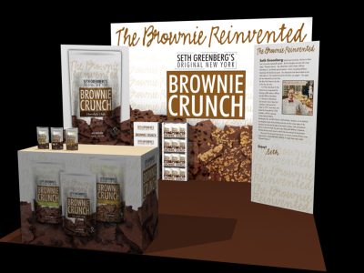 Brownie Crunch Trade Show Booth