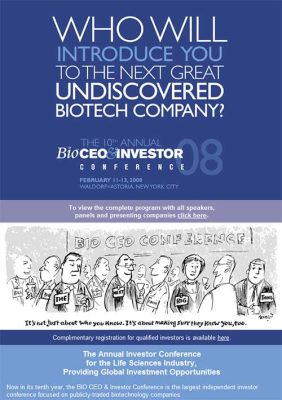 CEO & Investor Conference Email