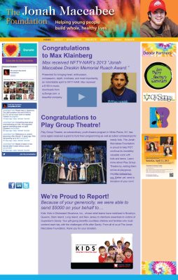 Jonah Maccabee Foundation Website