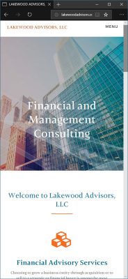 Lakewood Advisors Website