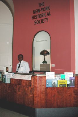The New York Historical Society Reception Area