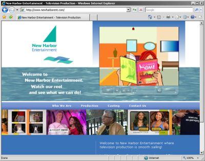 New Harbor Entertainment Website