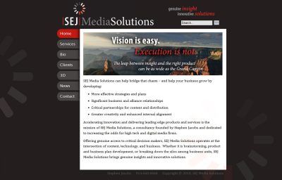 SEJ Media Solutions Website