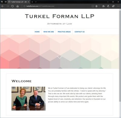 Turkel Forman Website