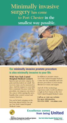 New York United Hospital Medical Center Advertisements