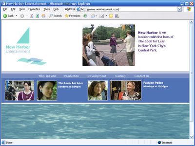 New Harbor Entertainment Website